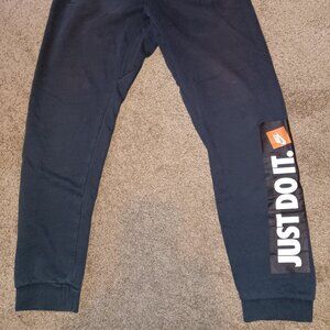 Nike just do it black sweatpants/joggers